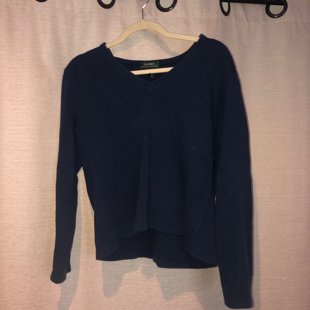 ralph lauren navy top